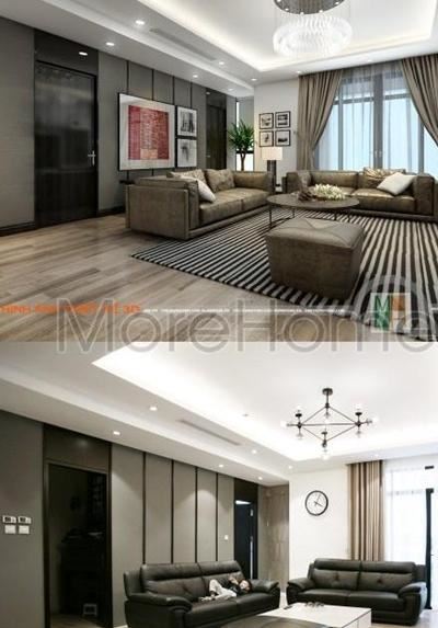 Thi công nội thất chung cư Royal City hiện đại - Nhà Anh Nguyên