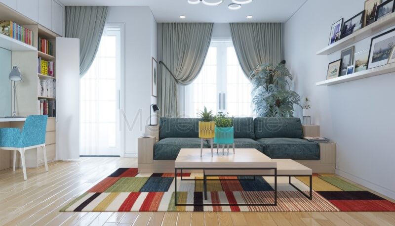 Thiết kế phòng khách với nội thất gỗ hiện đại độc đáo mang lại thẩm mỹ và tràn đầy hứng khởi cho không gian sống Mẫu thiết kế phòng khách đẹp được lựa chọn nhiều nhất